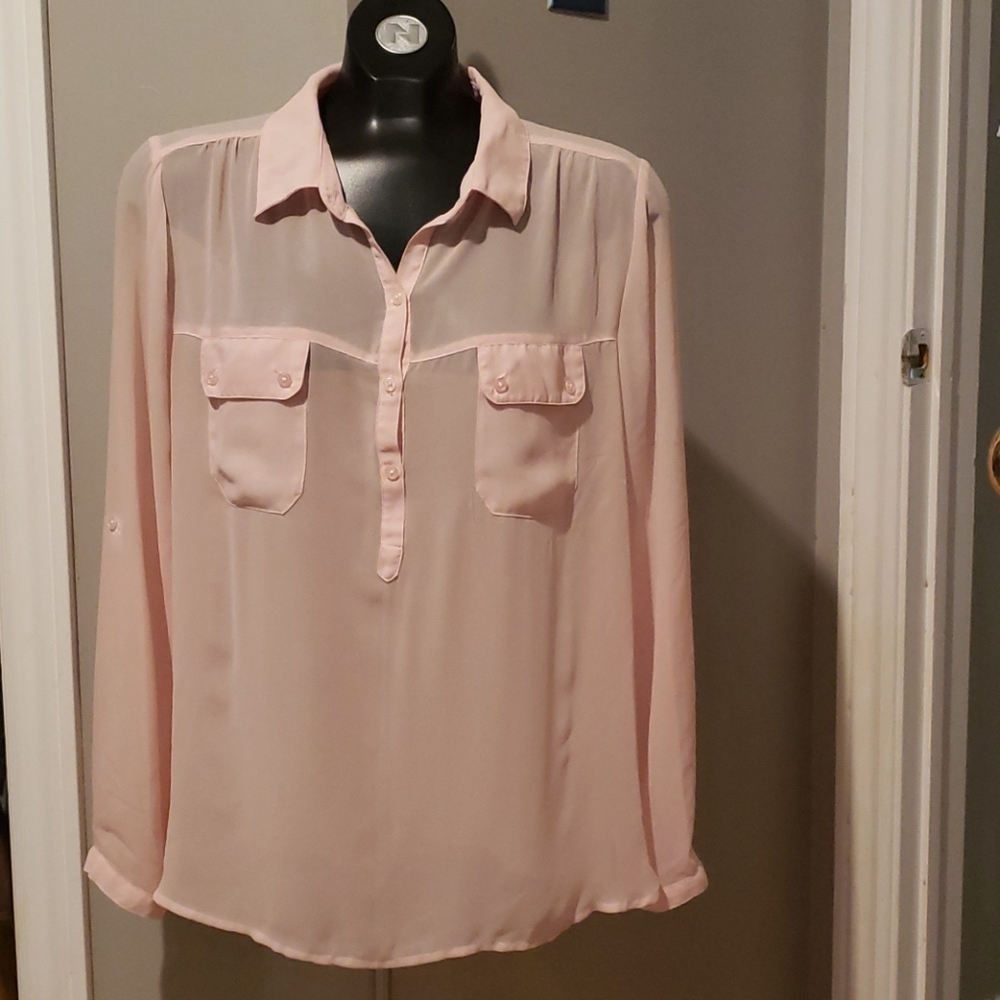 Kismet sheer blouse size xl